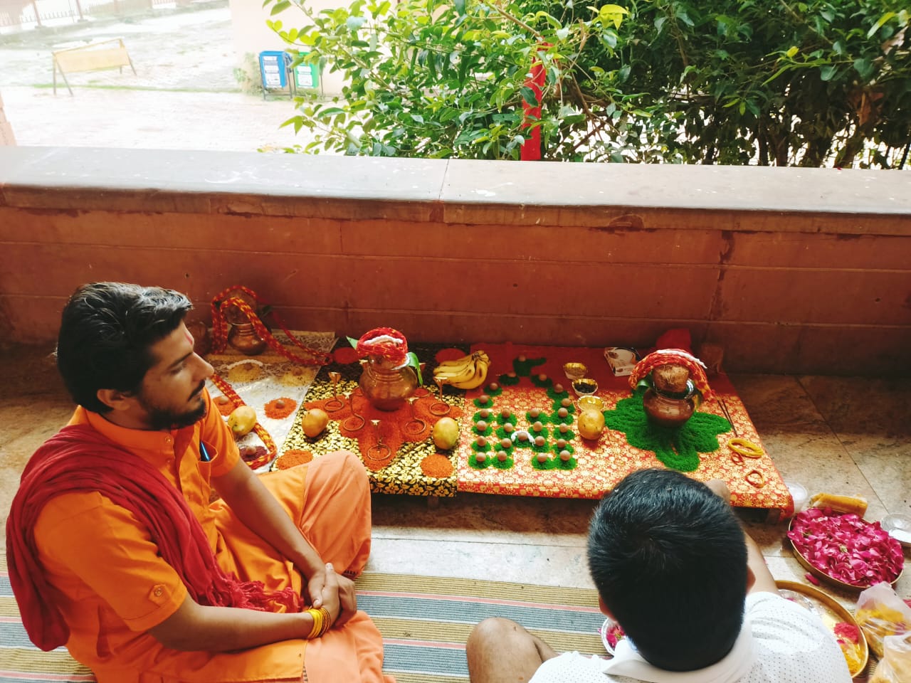मंगलनाथ मंदिर में वैदिक अनुष्ठान और हवन